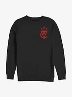 Disney Cruella Emblem Crew Sweatshirt