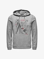 Disney Cruella Fashion Sketches Hoodie