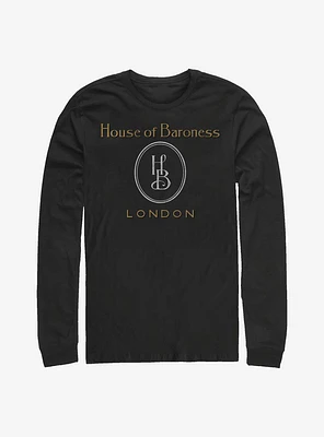 Disney Cruella House Of Baroness Logo Long-Sleeve T-Shirt
