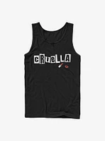 Disney Cruella Name Cut Out Letters Tank