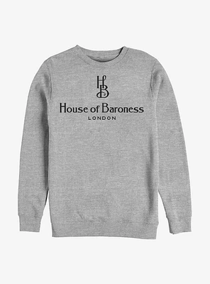 Disney Cruella House Of Baroness London Logo Crew Sweatshirt
