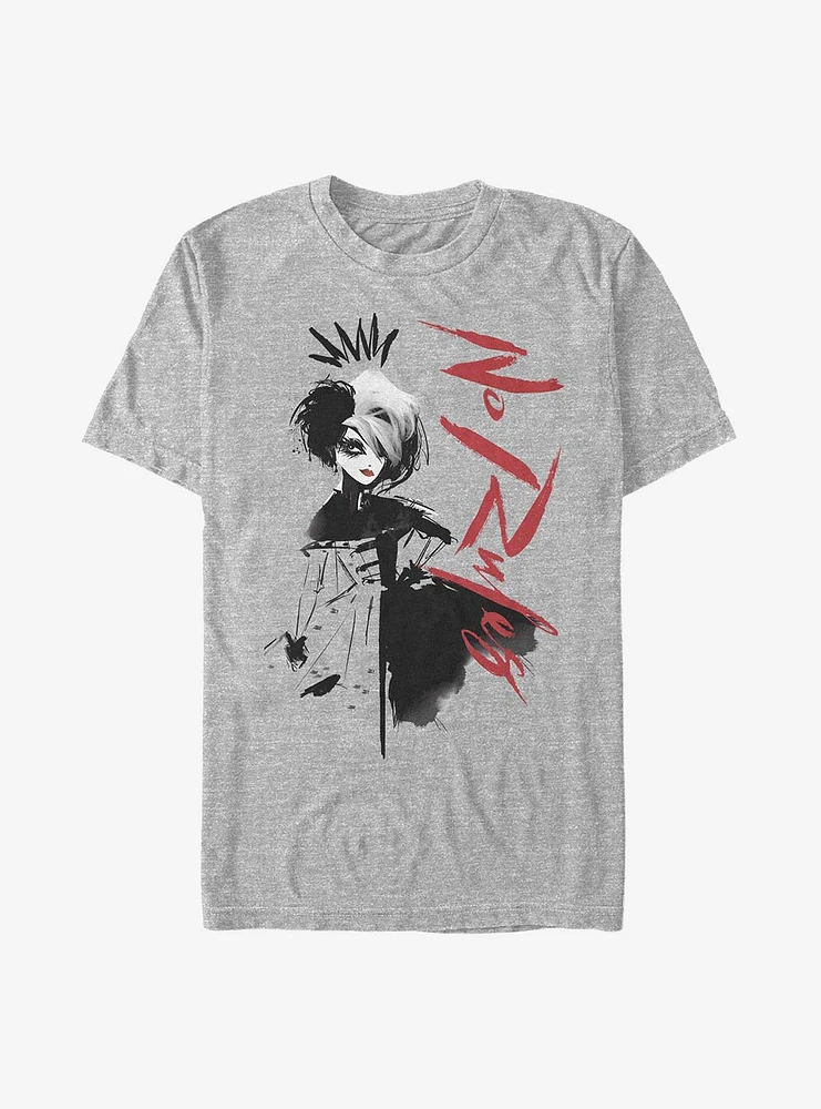 Disney Cruella No Rules Art T-Shirt