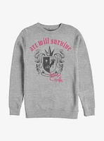 Disney Cruella Art Will Survive Punk Crew Sweatshirt