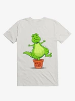 Cactus Rex Free Hugs White T-Shirt