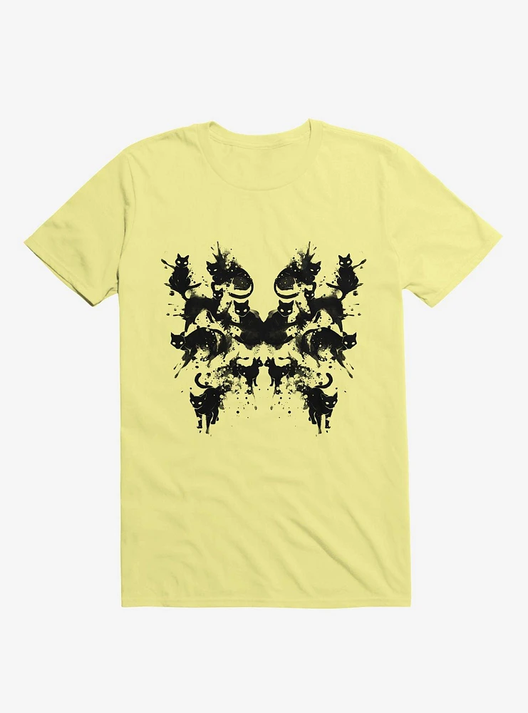 Rorschach Test Cat's On My Mind T-Shirt