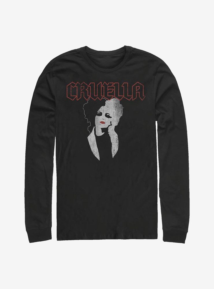 Disney Cruella Rock Style Long-Sleeve T-Shirt