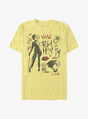 Disney Cruella Fashion Sketch T-Shirt