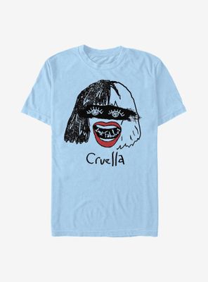 Disney Cruella Look Fabulous Drawing T-Shirt