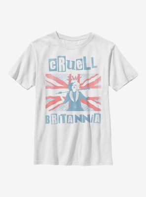Disney Cruella Britannia Youth T-Shirt