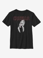Disney Cruella Rock Style Youth T-Shirt