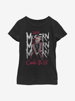 Disney Cruella Modern Masterpiece Youth Girls T-Shirt