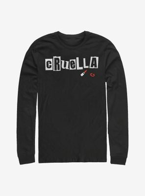 Disney Cruella Name Long-Sleeve T-Shirt