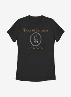 Disney Cruella House Of Baroness London Logo Womens T-Shirt
