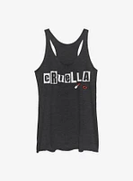 Disney Cruella Name Womens Tank Top