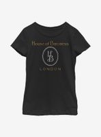 Disney Cruella House Of Baroness London Logo Youth Girls T-Shirt