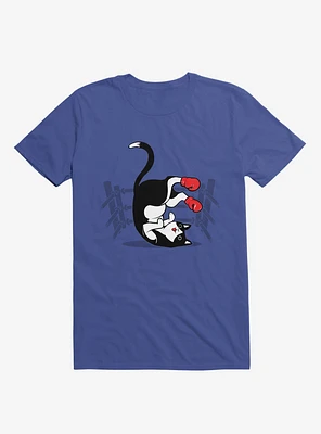 Boxer Cat Royal Blue T-Shirt