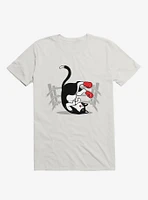 Boxer Cat White T-Shirt