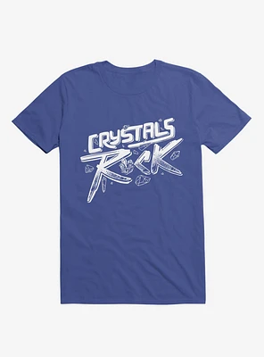 Crystals ROCK! Royal Blue T-Shirt