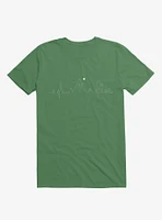 Hiking Heartbeat Mountain Lifestyle T-Shirt