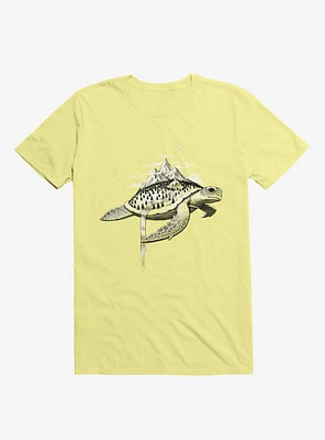 Adventure Turtle Corn Silk Yellow T-Shirt