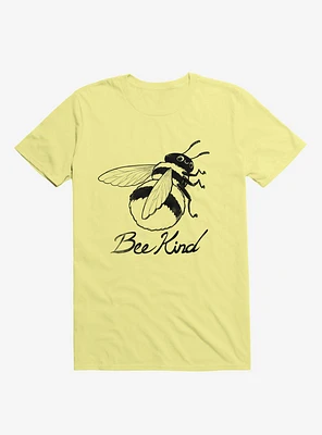 Bee Kind Corn Silk Yellow T-Shirt