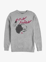Disney Cruella No Rules Lipstick Sweatshirt