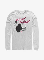 Disney Cruella No Rules Lipstick Long-Sleeve T-Shirt