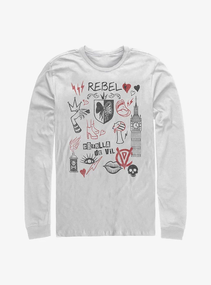Disney Cruella Rebel Queen Long-Sleeve T-Shirt