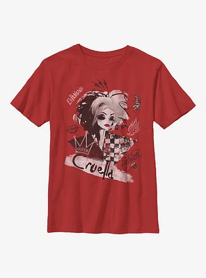 Disney Cruella Artsy Youth T-Shirt