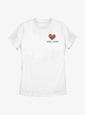 Disney Cruella Rebel Heart Womens T-Shirt