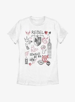 Disney Cruella Rebel Queen Womens T-Shirt