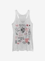 Disney Cruella Rebel Queen Womens Tank Top