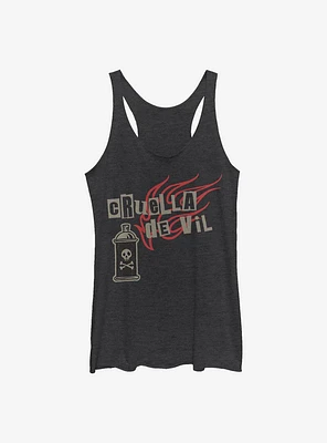 Disney Cruella De Vil Spray Fire Womens Tank Top