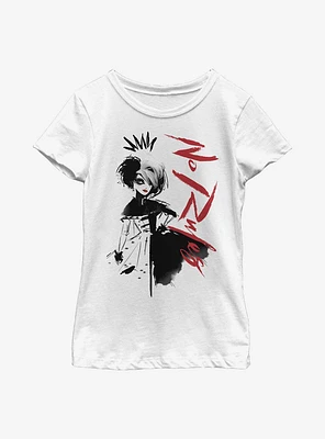Disney Cruella No Rules Youth Girls T-Shirt