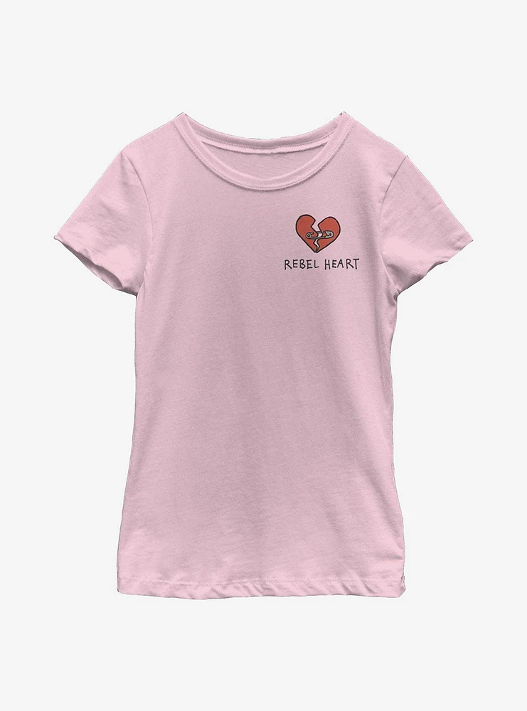 Disney Cruella Rebel Heart Youth Girls T-Shirt