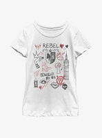 Disney Cruella Rebel Queen Youth Girls T-Shirt