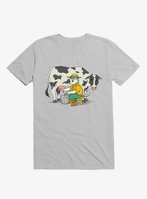 Cat Farmer Ice Grey T-Shirt