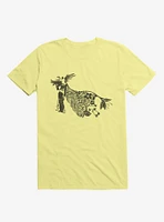 Colors Of Silence Corn Silk Yellow T-Shirt