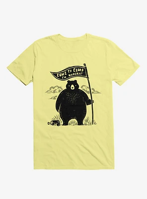 Come To Camp Corn Silk Yellow T-Shirt