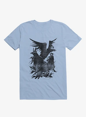 Crowned Crows Light Blue T-Shirt