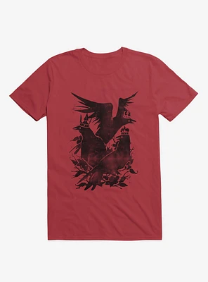 Crowned Crows Red T-Shirt