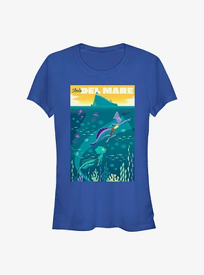 Disney Pixar Luca Isola Del Mare Poster Girls T-Shirt