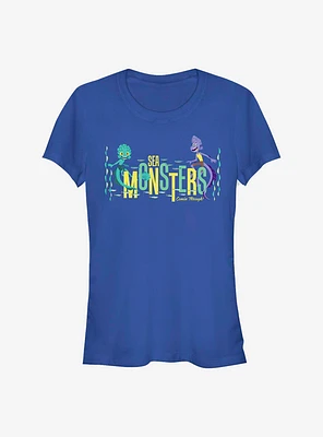 Disney Pixar Luca Sea Monsters Coming Through Girls T-Shirt