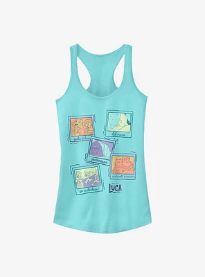 Disney Pixar Luca Polaroid Summer Girls Tank