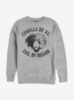 Disney Cruella Evil By Design Sweatshirt