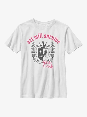Disney Cruella Art Will Survive Youth T-Shirt
