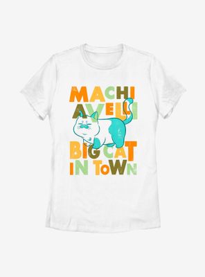 Disney Pixar Luca Machiavelli Big Cat Town Womens T-Shirt