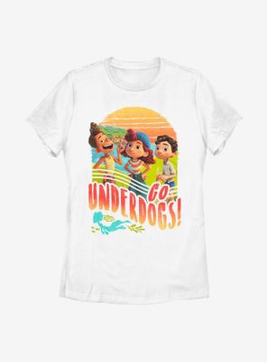 Disney Pixar Luca Go Underdogs! Womens T-Shirt