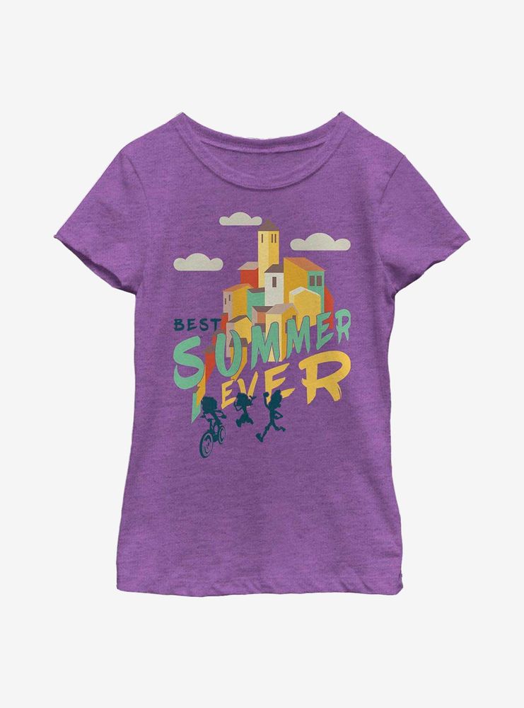 Disney Pixar Luca Best Summer Ever Youth Girls T-Shirt