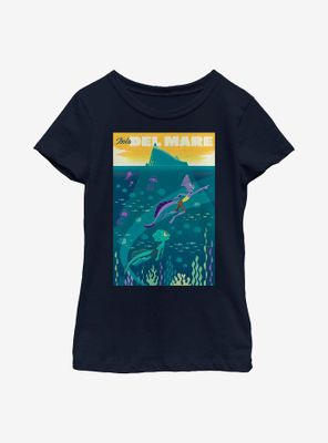 Disney Pixar Luca Isola Del Mare Poster Youth Girls T-Shirt
